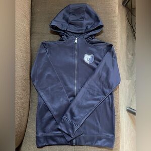 NBA - Navy Blue Grizzlies Logo Patch Youth Jacket